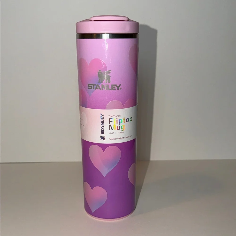 NWT Stanley X Target Exclusive 16 Oz Aerolight Transit Flip Top Mug Purple Pink - Picture 12 of 12